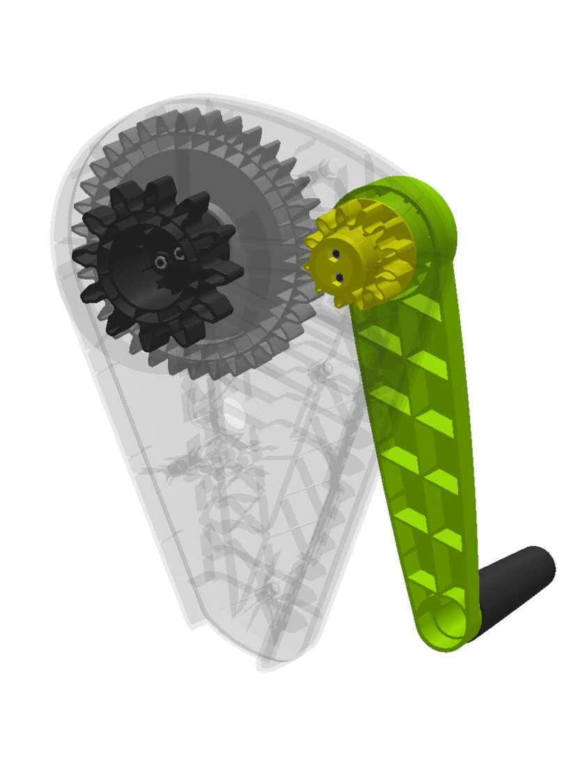 Maze Easy Turn Kit For 65 Gallon Compost Tumbler - Image 2