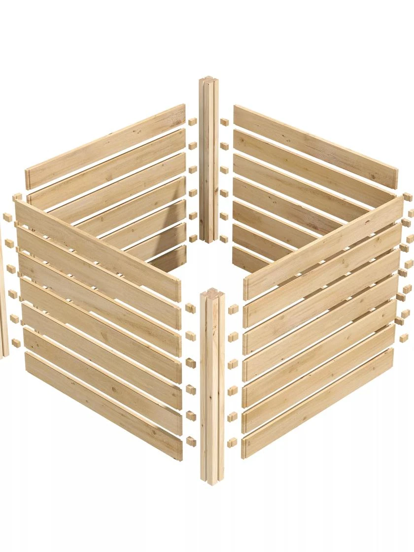 Cedar Wood Composter, 23 Cubic Feet - Image 2