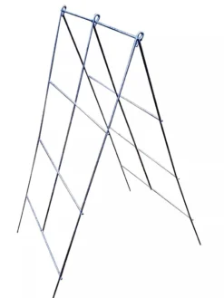 Heavy-Duty A-Frame Plant Supports Galvanized 42", Set Of 5
