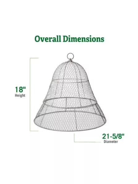 Chicken Wire Cloche With Extension - Image 2