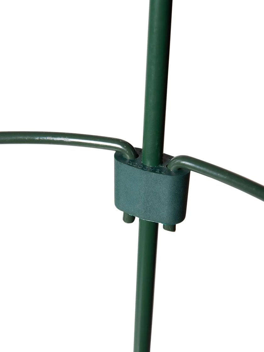 Peacock Mini Plant Support Rings 4", Set Of 2 - Image 8