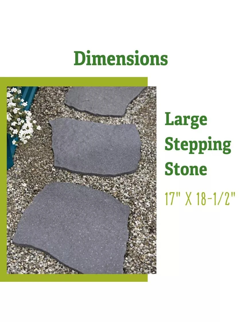 Recycled Rubber Flagstone Stepping Stone - Image 11