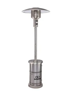 Sun Joe® 48000-BTU Max Stainless Propane OD Patio Heater W/Wheels And Built In Bar Table