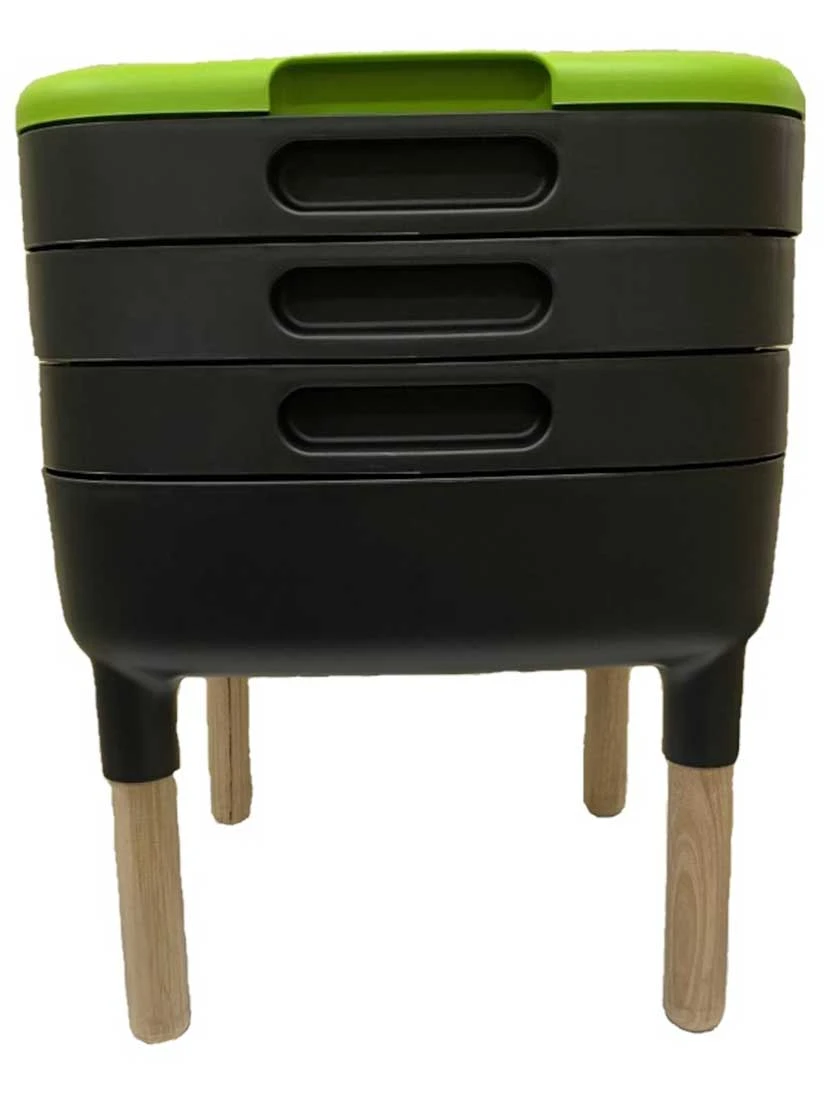 Maze Worm Farm Composter Trays With Wood Legs - Image 2